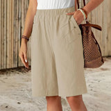 Céline - Katoenen Linnen Shorts