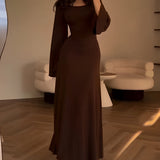 Lubberta™ | Elegante Gebreide Maxi Jurk