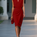 MELISSA – ELEGANTE GEDRAPEERDE JURK