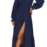 KENDRA – ROMANTISCHE OFF-SHOULDER MAXI JURK