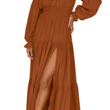 KENDRA – ROMANTISCHE OFF-SHOULDER MAXI JURK