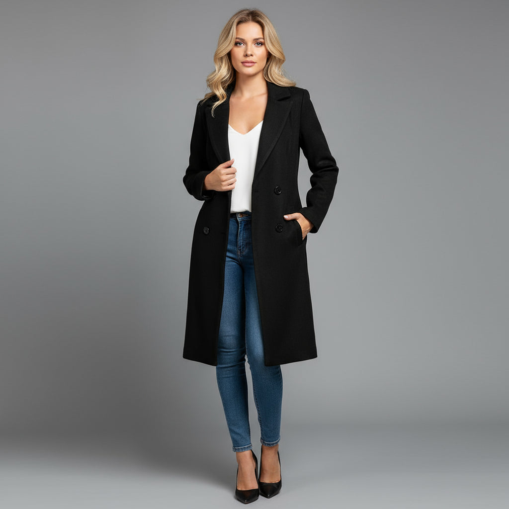 Vanderleia – Klassieke wollen jas