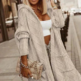 SIENNA – TRENDY GEBREIDE CARDIGAN MET CAPUCHON